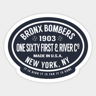 Bronx Bomber Slugger Sticker